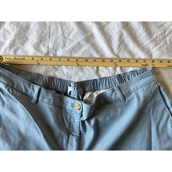 J Jill Shorts Sz 24 Plus Size Blue  Elastic Waist Summer - Picture 5 of 6